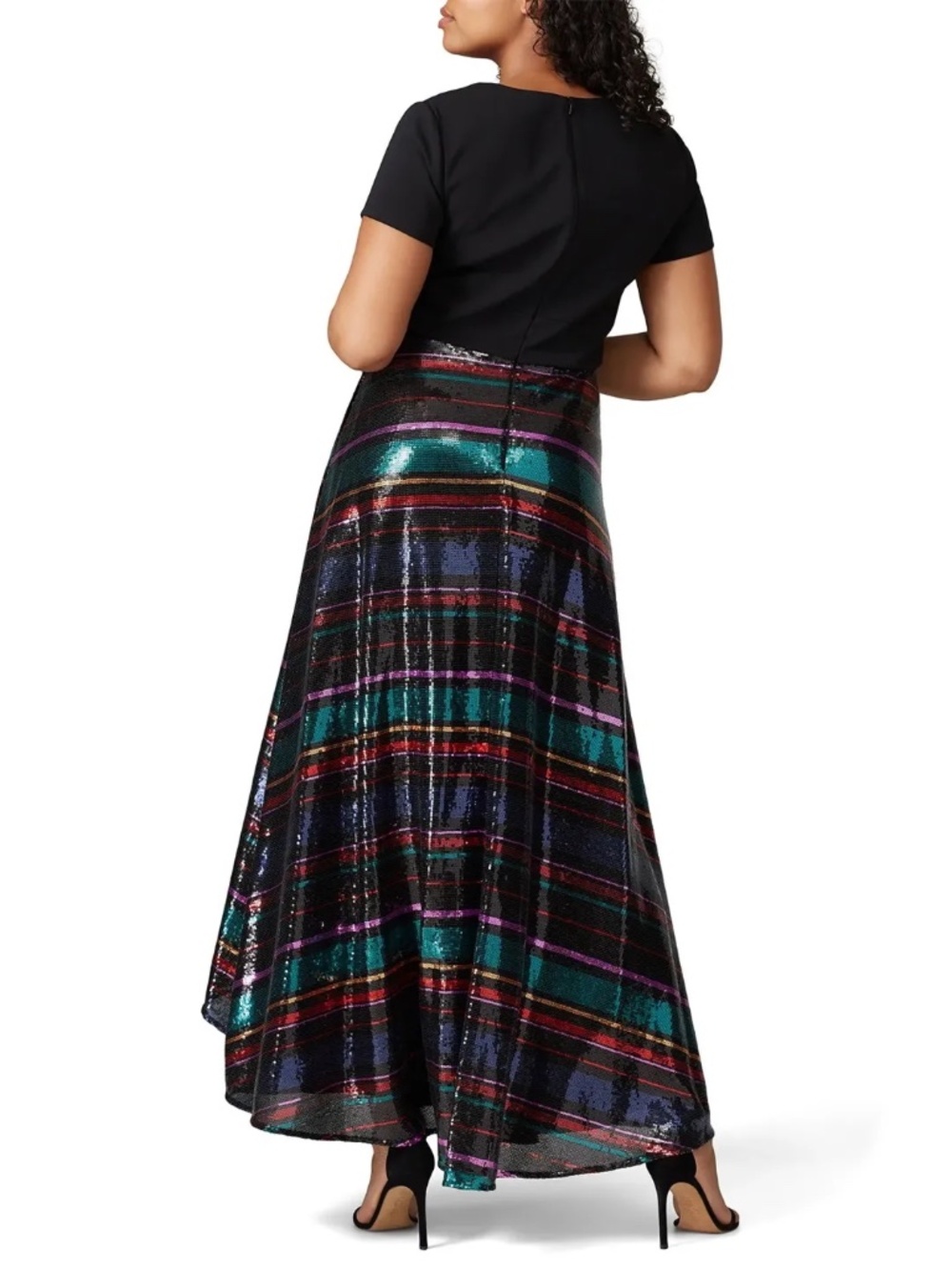 RTR Badgley Mischka Sequin Skirt Gown - size 20 - Picture 2 of 8